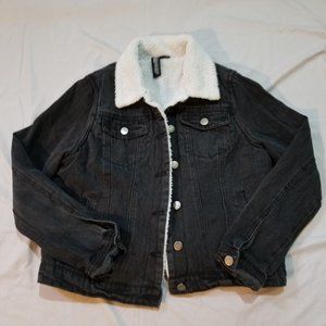 lined jean jacket